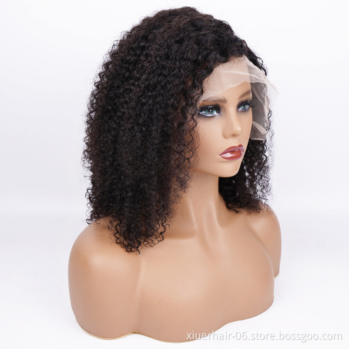 200 Density Hd Lace Wig Unprocessed Pre Plucked Raw Virgin Hair 13X4 Curly Lace Front Wigs Human Hair Afro Kinky Curly Wig